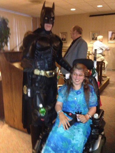 Caped Crusader Asks for Partnership with Council "Batman" and Council Woman Rebecca Thacker